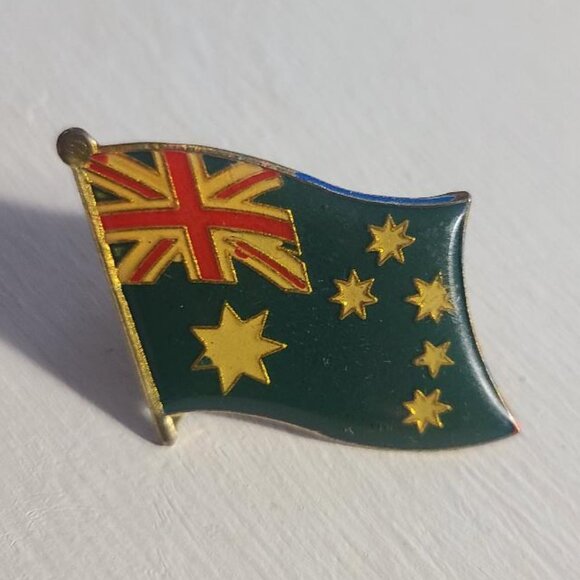 Australia National Flag Vintage Lapel Jacket Pin - Picture 1 of 4